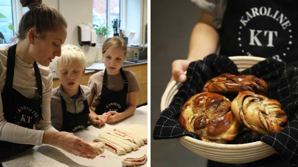 Bagekursus for børn og voksne hos Karoline Trier med snurrer og fællesskab